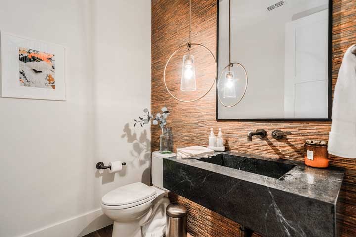 Les 60 plus belles décorations de petites salles de bain et toilettes 59 Les 60 plus belles décorations de petites salles de bain et toilettes 59