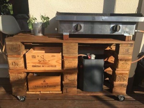Les 26 plus beaux bars et barbecues en palettes 11 Les 26 plus beaux bars et barbecues en palettes 11