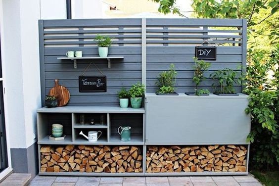 Les 26 plus beaux bars et barbecues en palettes 13 Les 26 plus beaux bars et barbecues en palettes 13