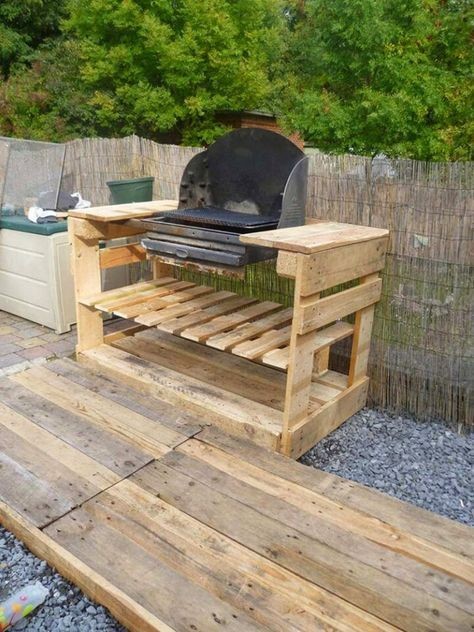 Les 26 plus beaux bars et barbecues en palettes 16 Les 26 plus beaux bars et barbecues en palettes 16