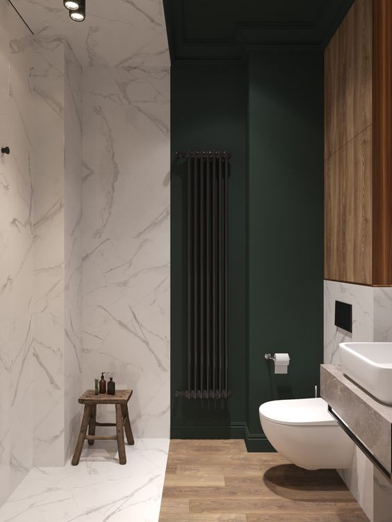 Les 30 plus belles décorations de toilettes & WC chics 2 Les 30 plus belles décorations de toilettes & WC chics 2