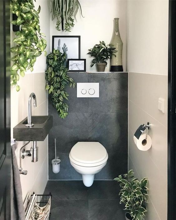 Les 30 plus belles décorations de toilettes & WC chics 14 Les 30 plus belles décorations de toilettes & WC chics 14