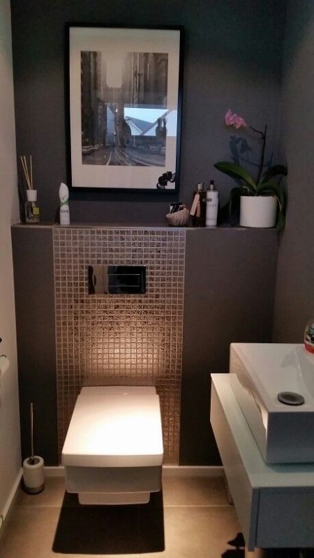 Les 30 plus belles décorations de toilettes & WC chics 18 Les 30 plus belles décorations de toilettes & WC chics 18