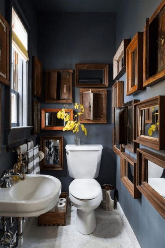 Les 30 plus belles décorations de toilettes & WC chics 19 Les 30 plus belles décorations de toilettes & WC chics 19