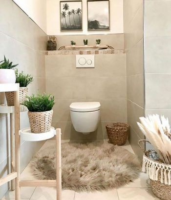 Les 30 plus belles décorations de toilettes & WC chics 27 Les 30 plus belles décorations de toilettes & WC chics 27