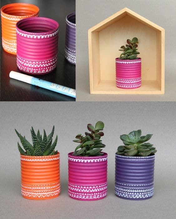 24 façons de recycler une boite de conserve en objet de décoration pour votre maison 4 24 façons de recycler une boite de conserve en objet de décoration pour votre maison 4