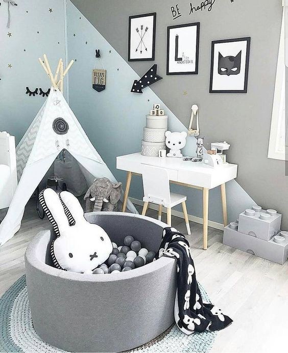 42 top idées chambres pour bébés garçons 19