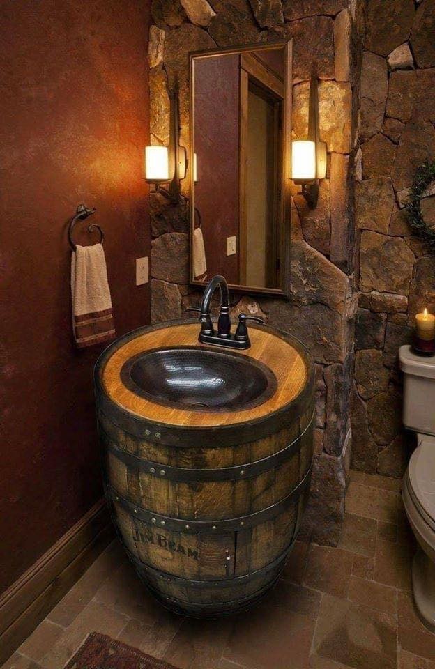 11 idées de magnifiques lavabos à refaire avec du bois 1 11 idées de magnifiques lavabos à refaire avec du bois 1