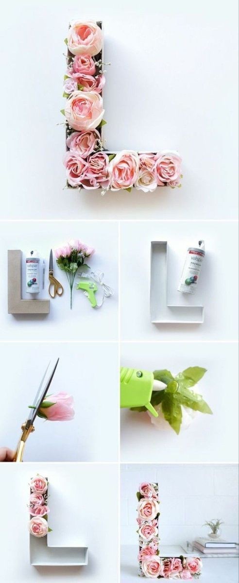 15 idées de lettres en fleurs à faire soi-même 14