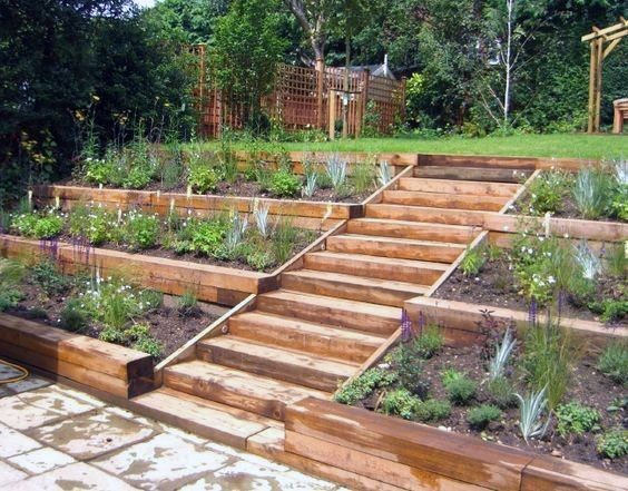 56 idées pour aménager un jardin en pente 14