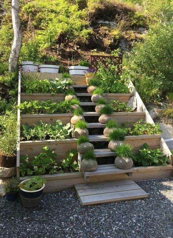 56 idées pour aménager un jardin en pente 16