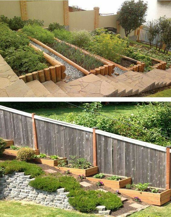 56 idées pour aménager un jardin en pente 23 56 idées pour aménager un jardin en pente 23