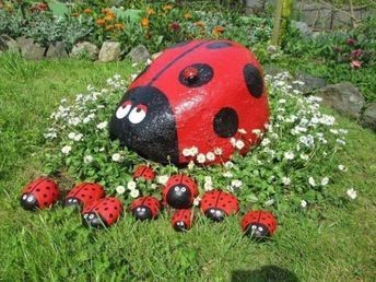 20 décorations de jardin à réaliser avec de simples pierres 5 20 décorations de jardin à réaliser avec de simples pierres 5