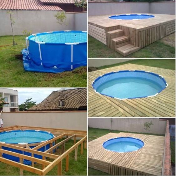 20 top idées d'habillages de piscines en bois 19 20 top idées d'habillages de piscines en bois 19