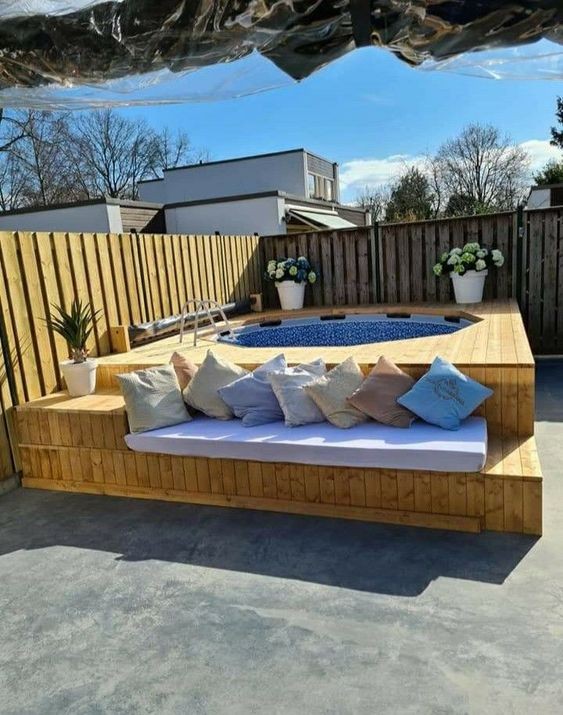 20 top idées d'habillages de piscines en bois 10 20 top idées d'habillages de piscines en bois 10