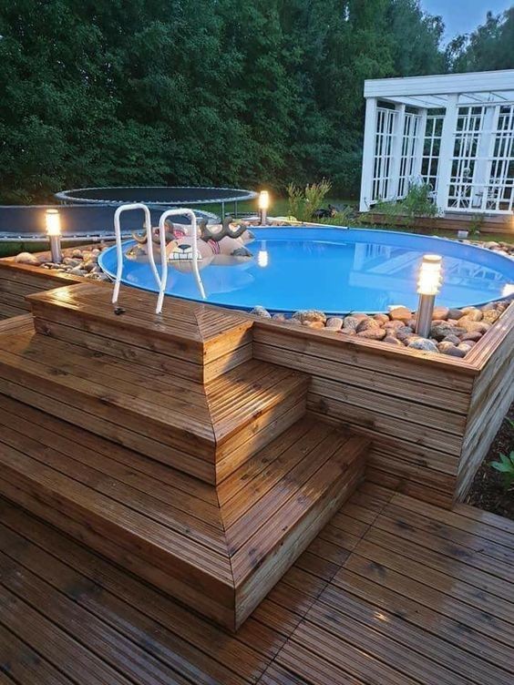 20 top idées d'habillages de piscines en bois 1 20 top idées d'habillages de piscines en bois 1