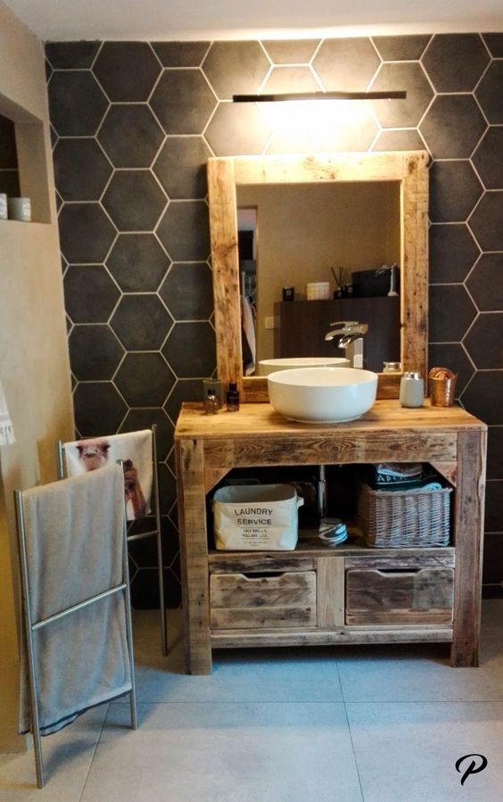 21 idées inspirantes pour embellir votre salle de bain avec des palettes 11