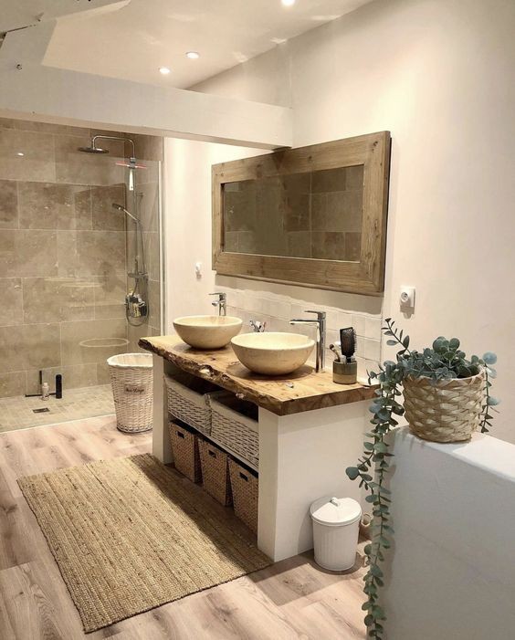 21 idées inspirantes pour embellir votre salle de bain avec des palettes 19