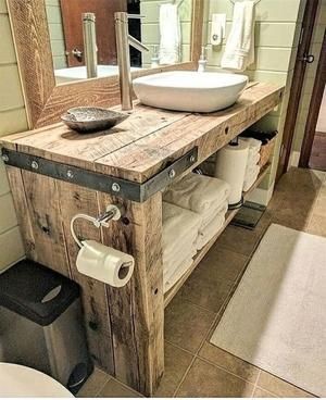 21 idées inspirantes pour embellir votre salle de bain avec des palettes 8