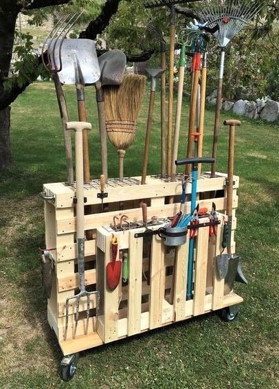 22 idées pour des outils de jardin bien rangés 5 22 idées pour des outils de jardin bien rangés 5
