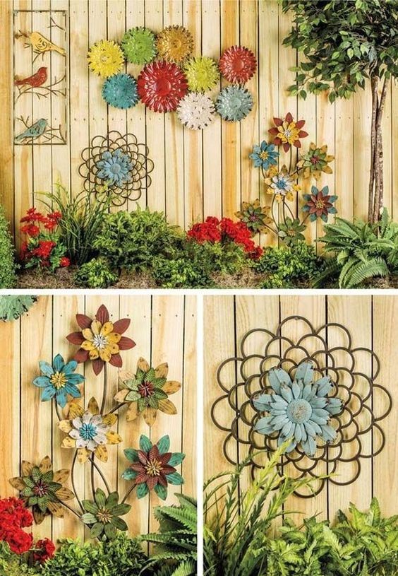 25 idées de décorations murales d'extérieur 17