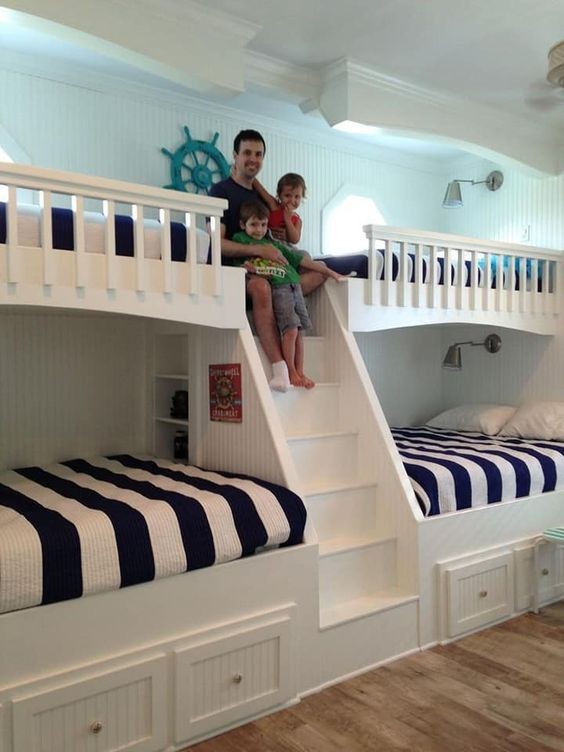 28 idées de chambres dortoir pour accueillir tous les amis des enfants 13