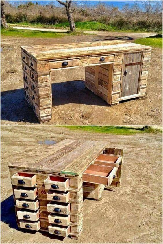 29 conceptions de bureaux en palettes réussies 16 29 conceptions de bureaux en palettes réussies 16