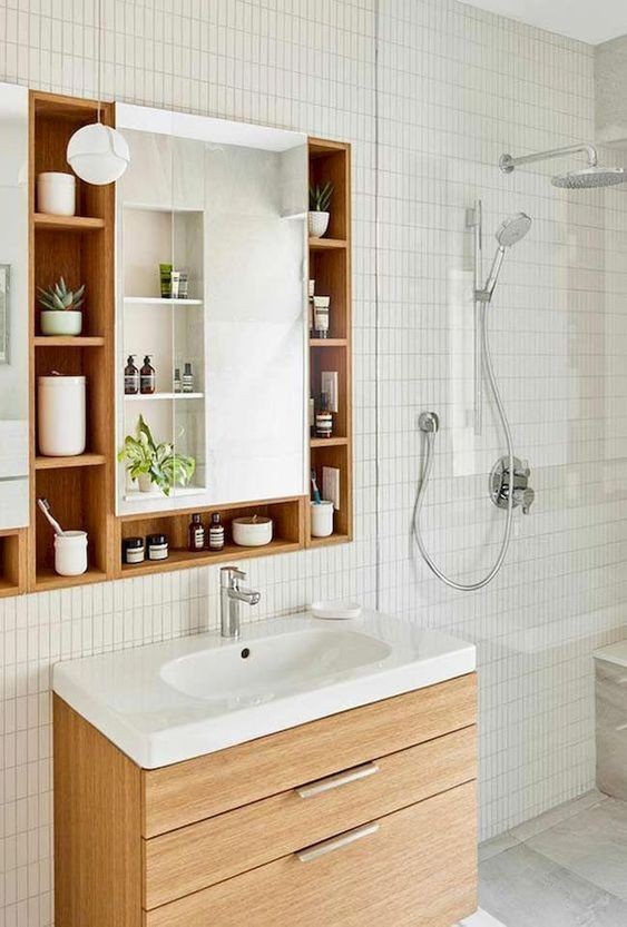31 idées pour gagner de la place dans une petite salle de bain 11