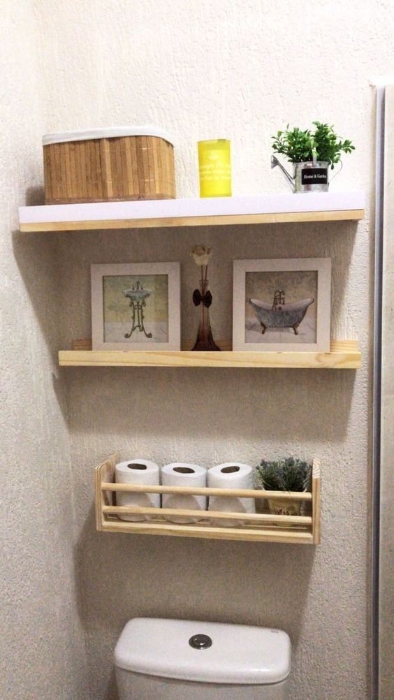 31 idées pour gagner de la place dans une petite salle de bain 16