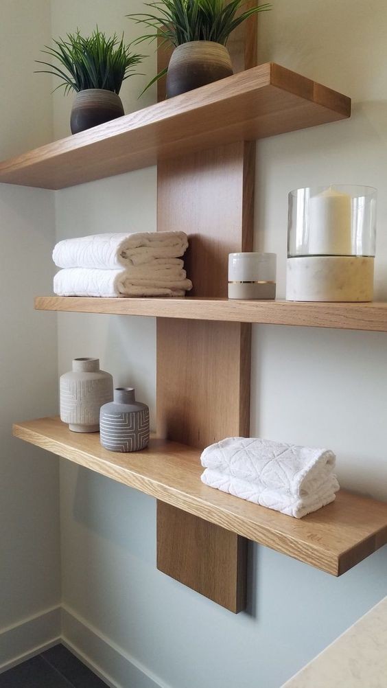 31 idées pour gagner de la place dans une petite salle de bain 21