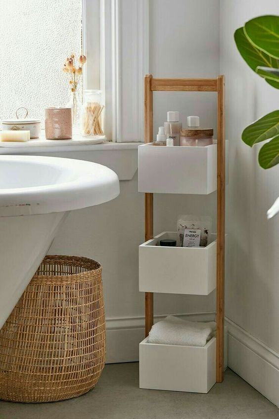 31 idées pour gagner de la place dans une petite salle de bain 4