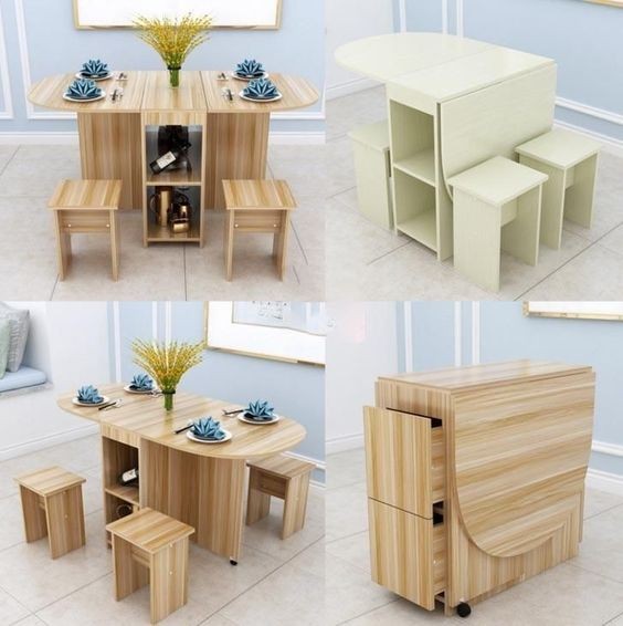 15 tables peu encombrantes pour gagner de la place dans les petits espaces 8
