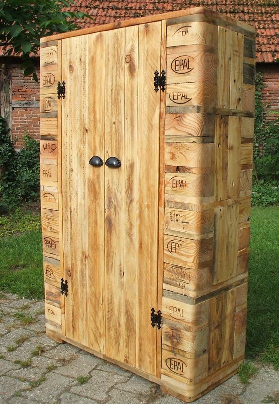 35 top idées d'armoires à fabriquer à partir de palette 16