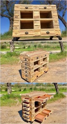 35 top idées d'armoires à fabriquer à partir de palette 23