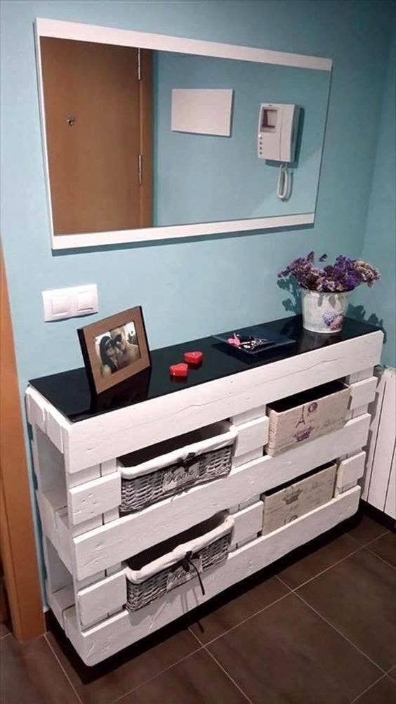 47 idées pour avoir plus de rangements grâce aux palettes 26 47 idées pour avoir plus de rangements grâce aux palettes 26