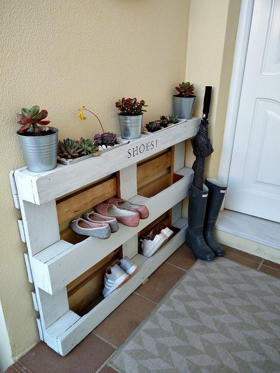 9 Étagères à chaussures verticales en bois 3 9 Étagères à chaussures verticales en bois 3