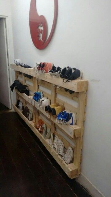 9 Étagères à chaussures verticales en bois 4 9 Étagères à chaussures verticales en bois 4