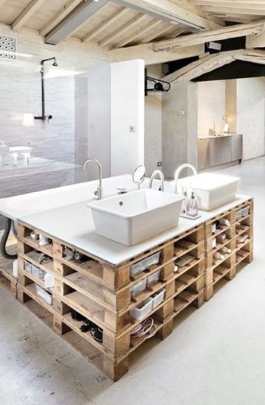 25 idées pour rénover votre salle de bains avec des palettes 1 25 idées pour rénover votre salle de bains avec des palettes 1