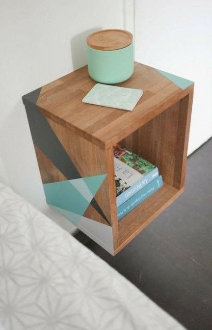 32 idées de tables de chevet en bois à faire soi-même 6 32 idées de tables de chevet en bois à faire soi-même 6