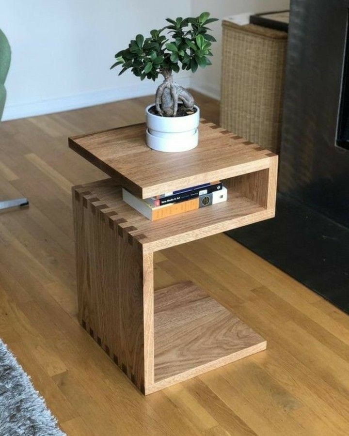 32 idées de tables de chevet en bois à faire soi-même 7 32 idées de tables de chevet en bois à faire soi-même 7