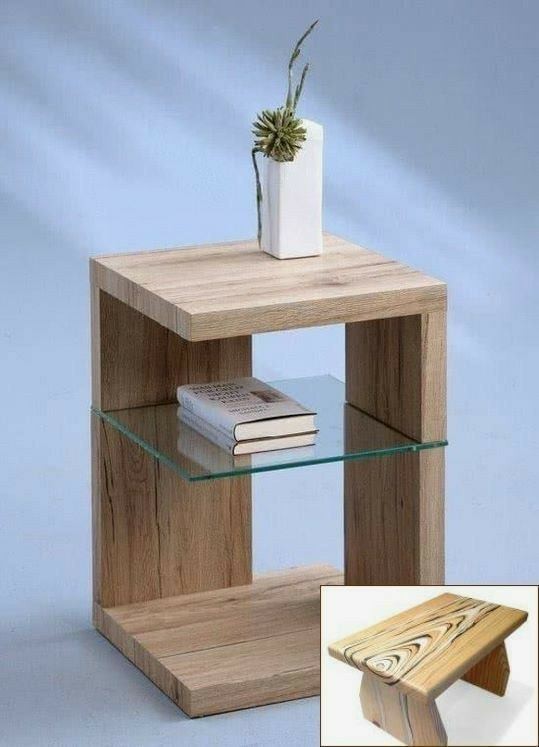 32 idées de tables de chevet en bois à faire soi-même 13 32 idées de tables de chevet en bois à faire soi-même 13