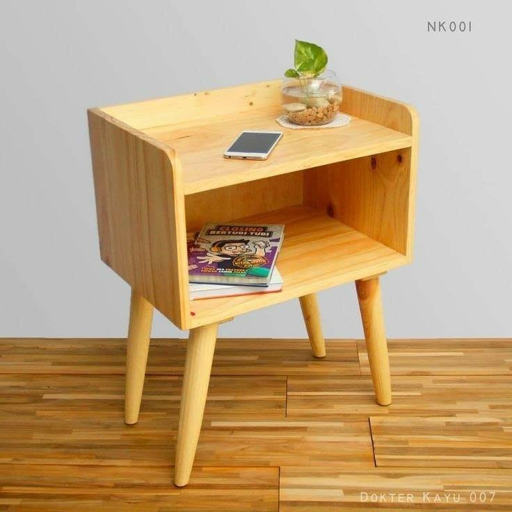 32 idées de tables de chevet en bois à faire soi-même 29 32 idées de tables de chevet en bois à faire soi-même 29