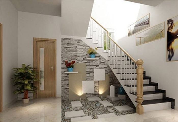 12 idées pour embellir la zone sous les escaliers 9