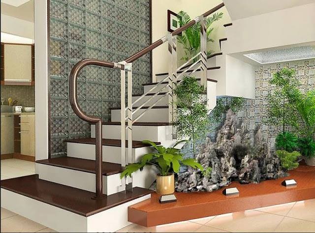 12 idées pour embellir la zone sous les escaliers 10