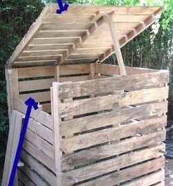 10 idées pour construire un composteur avec des palettes 4 10 idées pour construire un composteur avec des palettes 4