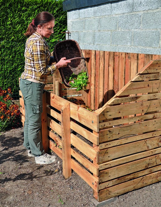10 idées pour construire un composteur avec des palettes 8 10 idées pour construire un composteur avec des palettes 8