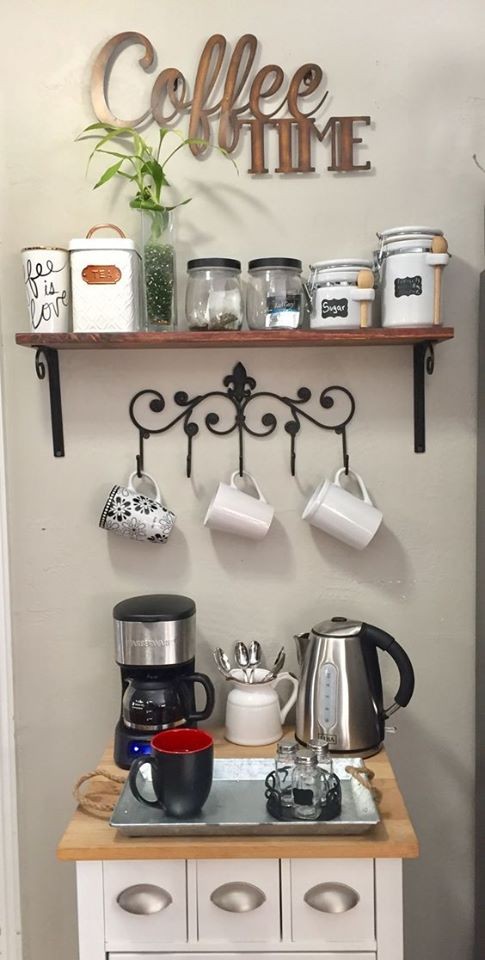 100 idées pour avoir votre propre coin café à la maison 7