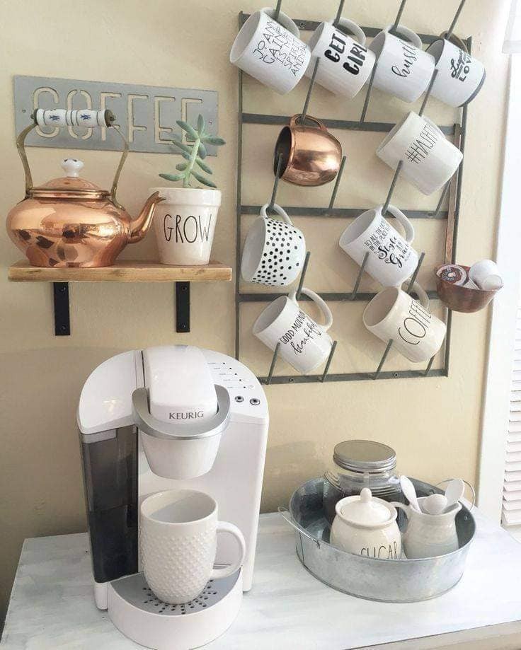 100 idées pour avoir votre propre coin café à la maison 54