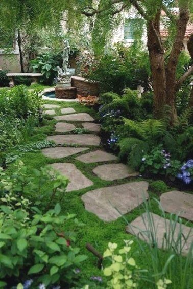100 incroyables idées de chemins de jardin en pierres 26