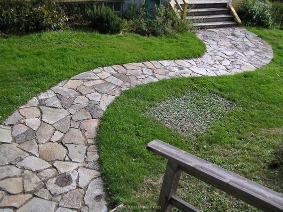 100 incroyables idées de chemins de jardin en pierres 29